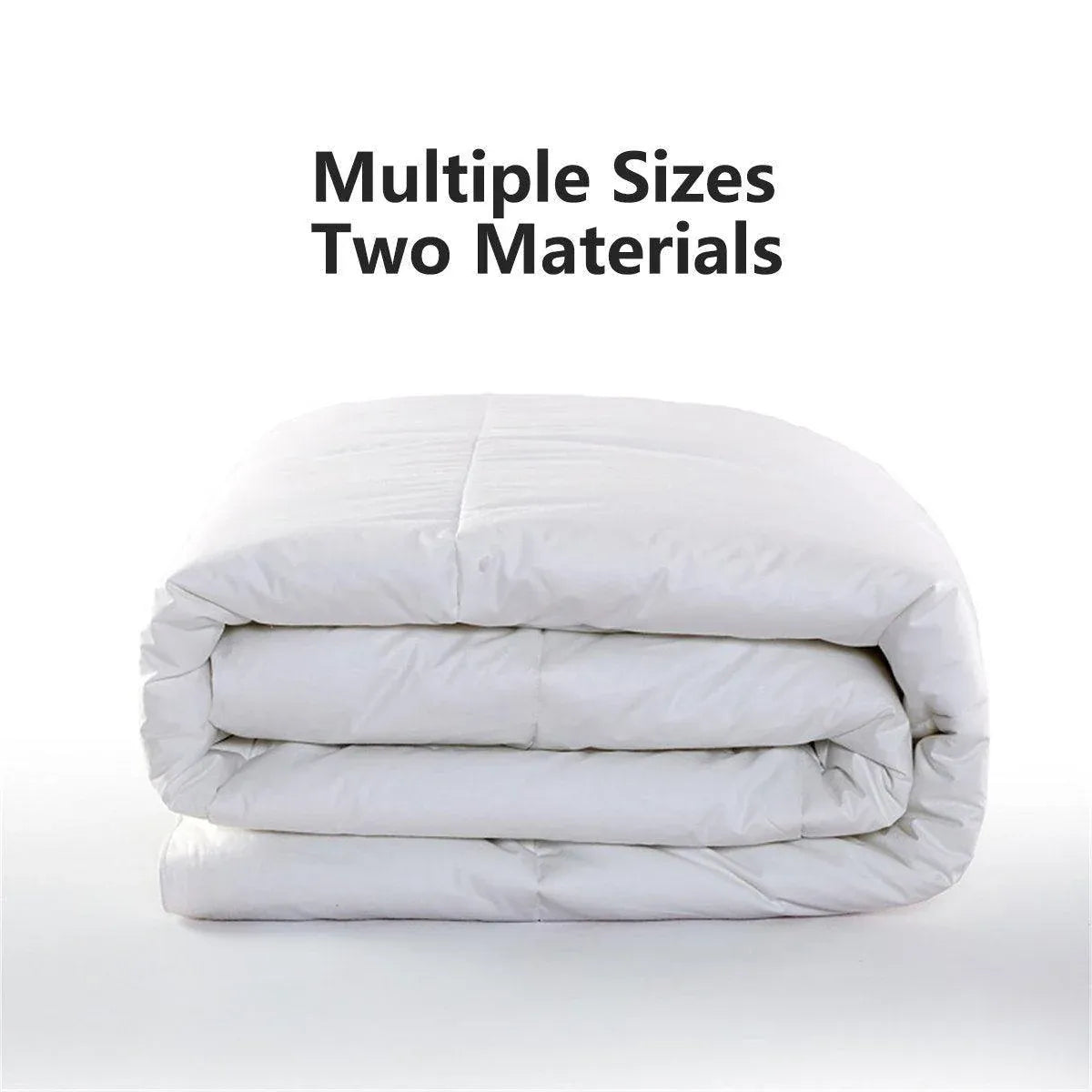 Luxury Hotel Quilt Core – Soft Microfiber Down Alternative Comforter for All Seasons - 210x210cm-Brushed