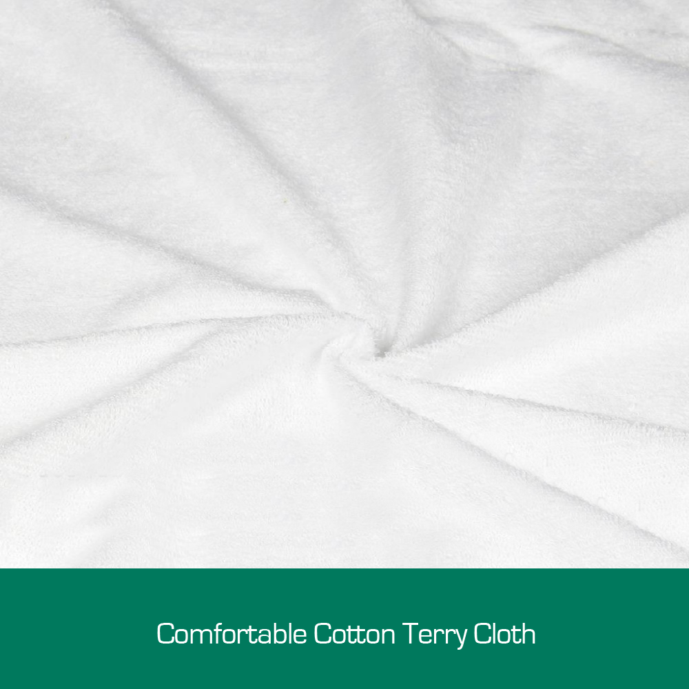 Woolcomfort Cotton Terry Fully Fitted Waterproof Mattress Protector Double Size