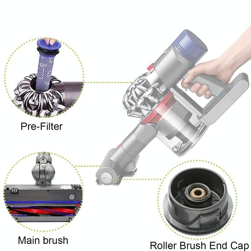 Roller Bar Brush Head for Dyson V6 Dc59 Dc62 Sv03 Vacuum Cleaner - 225Mm