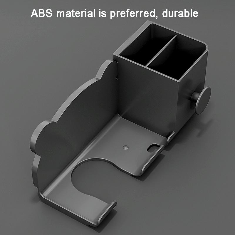 Wall Mounted Holder For Dyson Hair Dryer Bathroom Storage Rack Simple Black - Upgrade Black