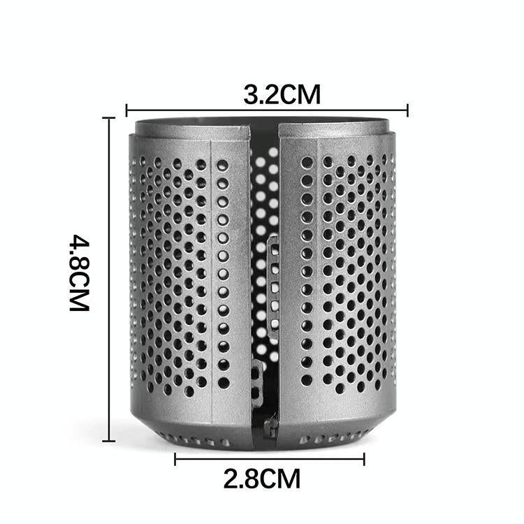 Open Design Outer Filter Cover For Hd01 / Hd03 / Hd08 / Hd15 Hair Dryer - Silver