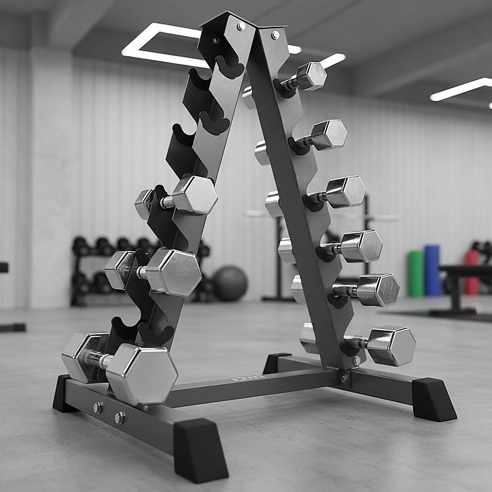 Steel Vertical Dumbbell Rack Weight Stand