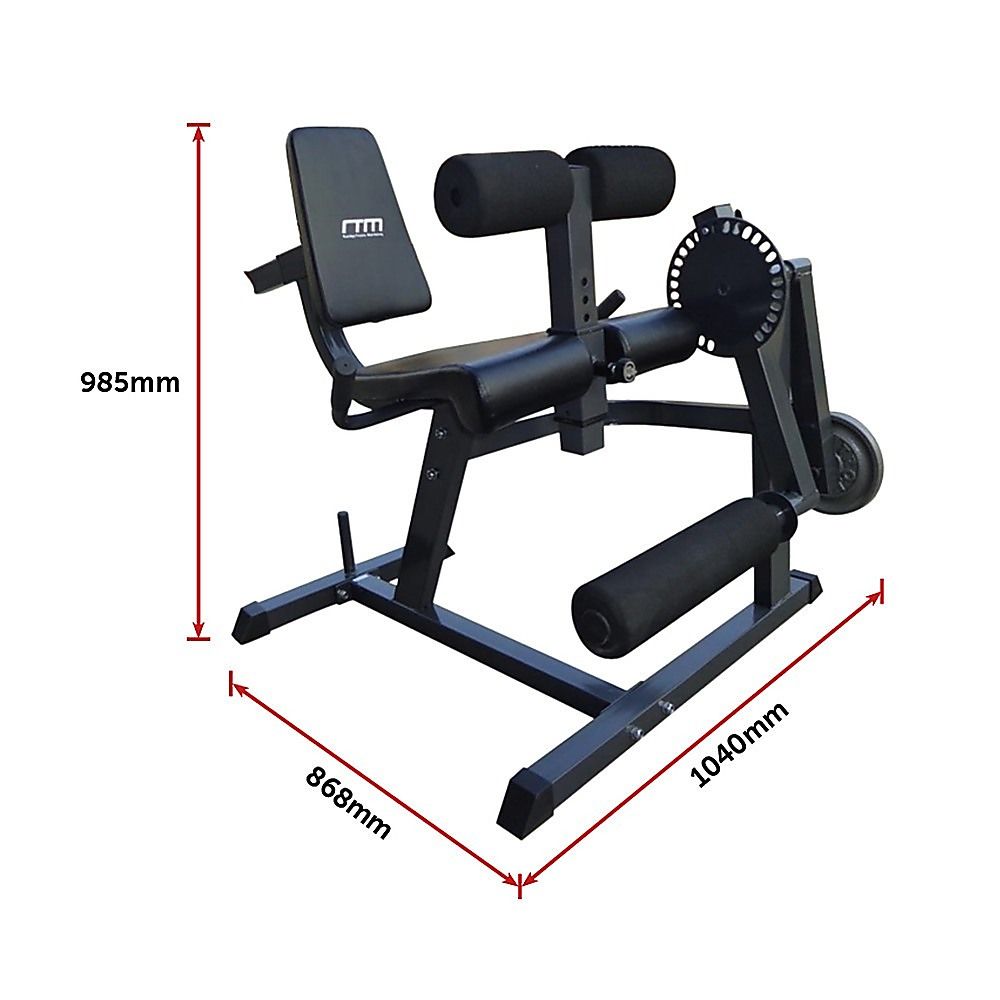 Leg Extension Curl Machine – Adjustable Home Gym Quad & Hamstring Workout Bench