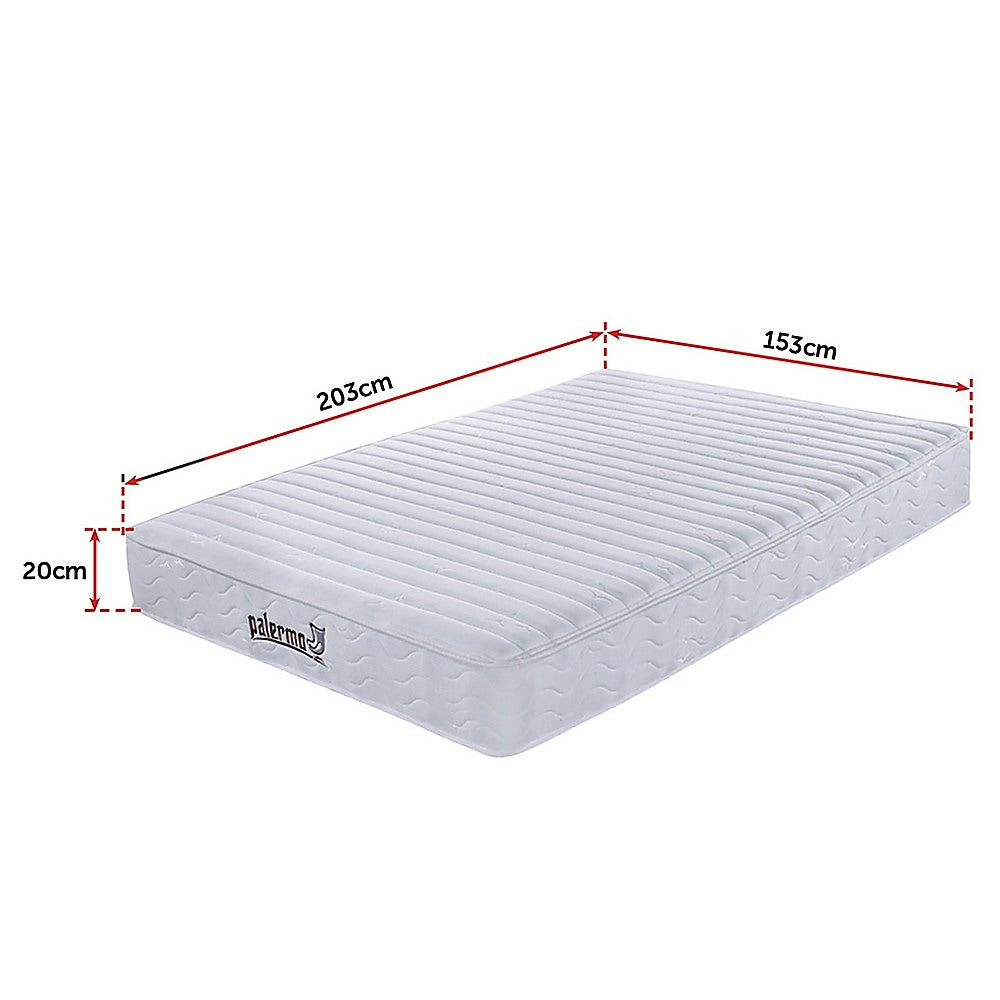 Contour Encased Coil Queen Mattress – Hybrid Support with CertiPUR-US® Certified Foam Comfort Layers