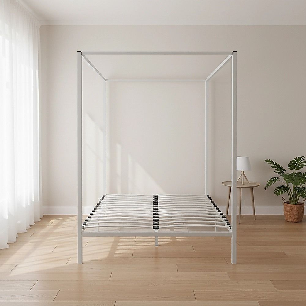 4 Four Poster Queen Bed Frame