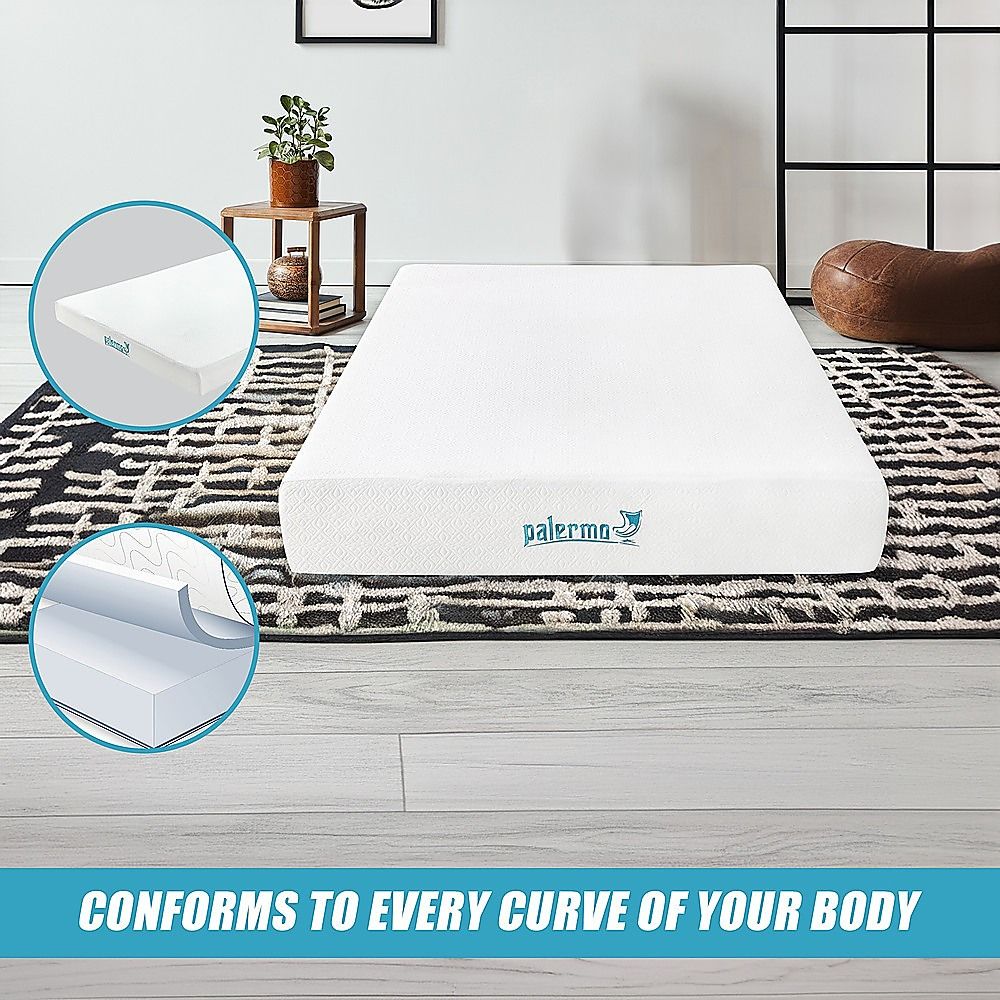 Double 25cm Gel Memory Foam Mattress – Dual-Layered Comfort with CertiPUR-US® Certified Foam
