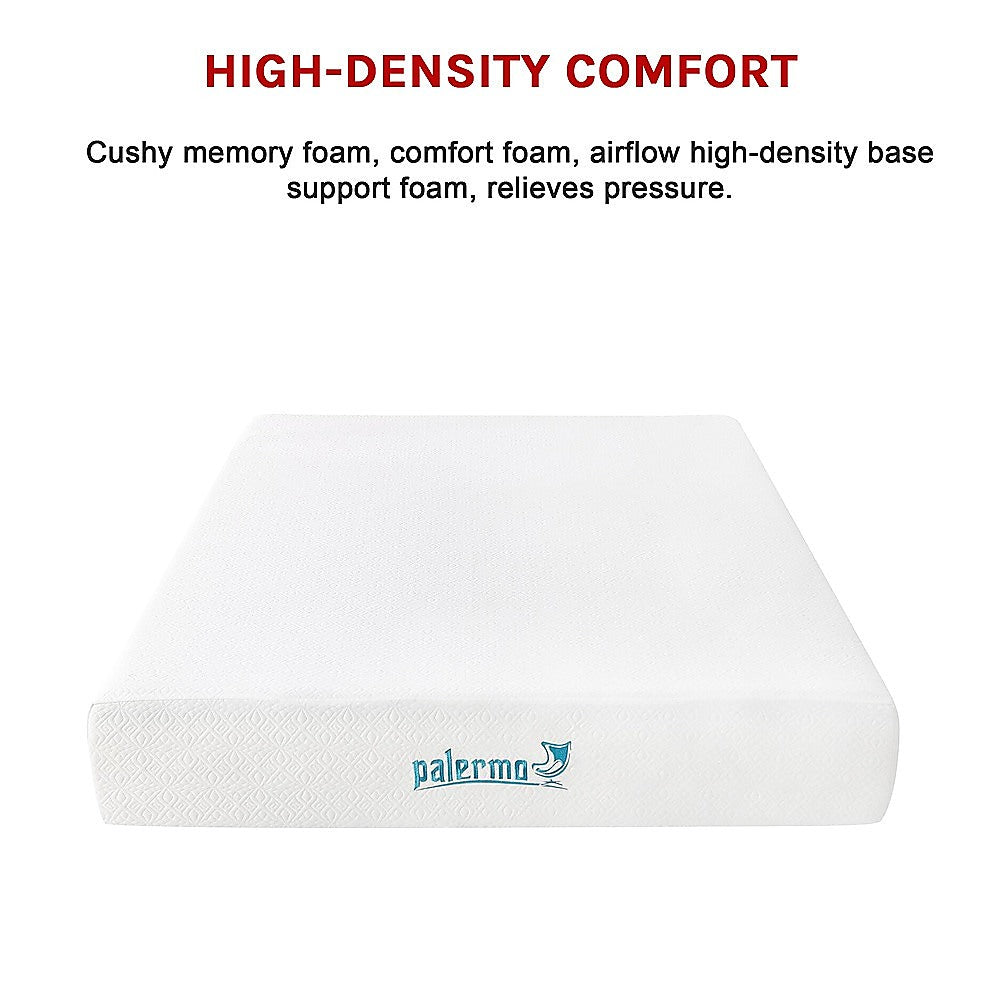 Double 25cm Gel Memory Foam Mattress – Dual-Layered Comfort with CertiPUR-US® Certified Foam
