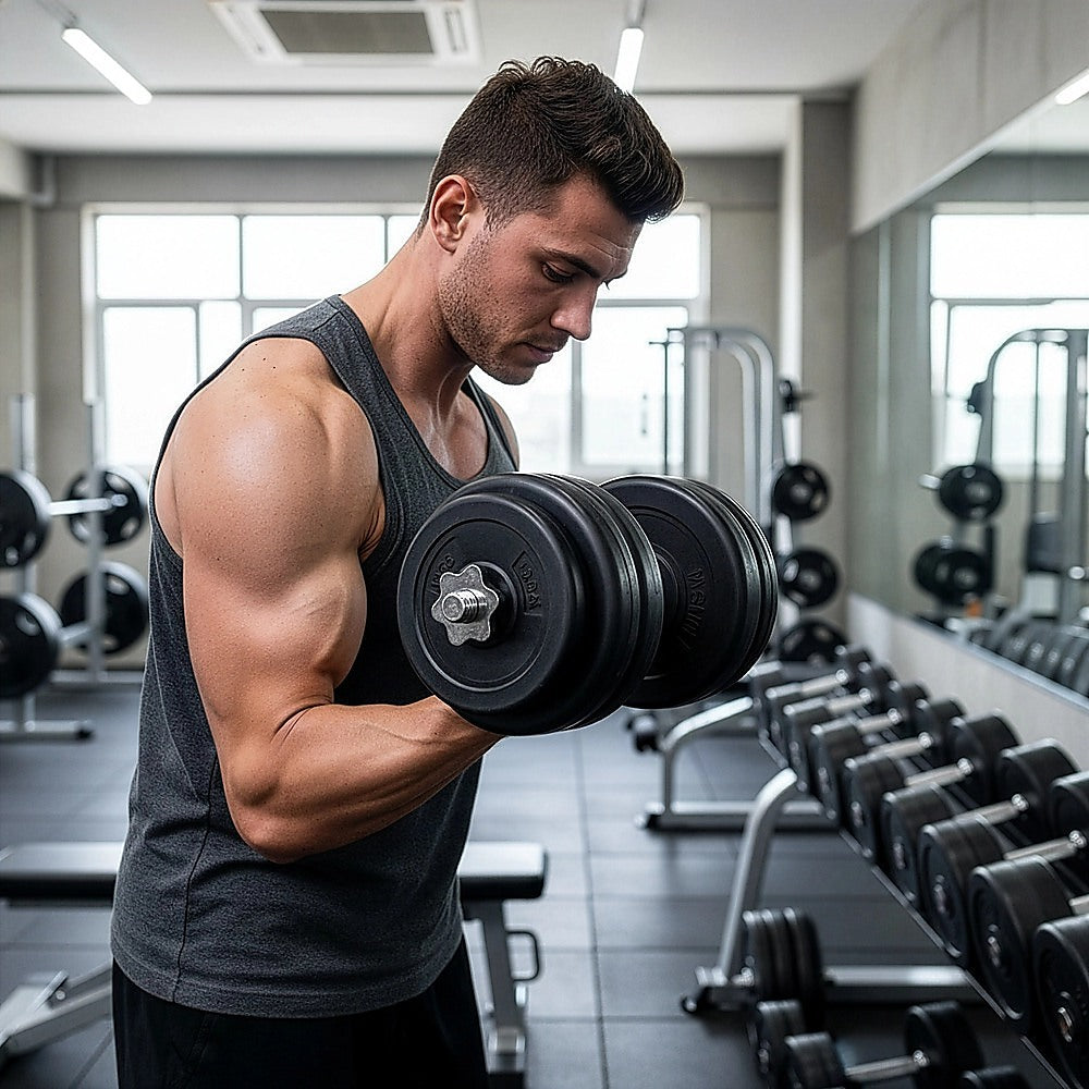 30KG Dumbbell Adjustable Weight Set