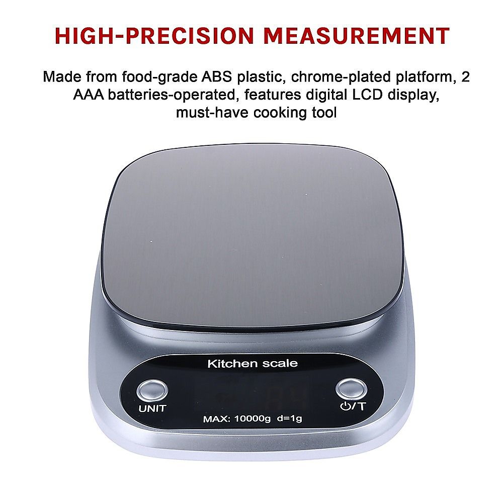 Digital Kitchen Scale LCD Electronic Postal Food Weight Scales 10kg/1g