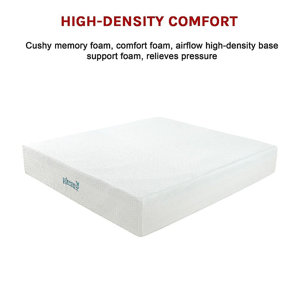 King 30cm Green Tea Memory Foam Mattress – Cooling Comfort with CertiPUR-US® Certified Foam
