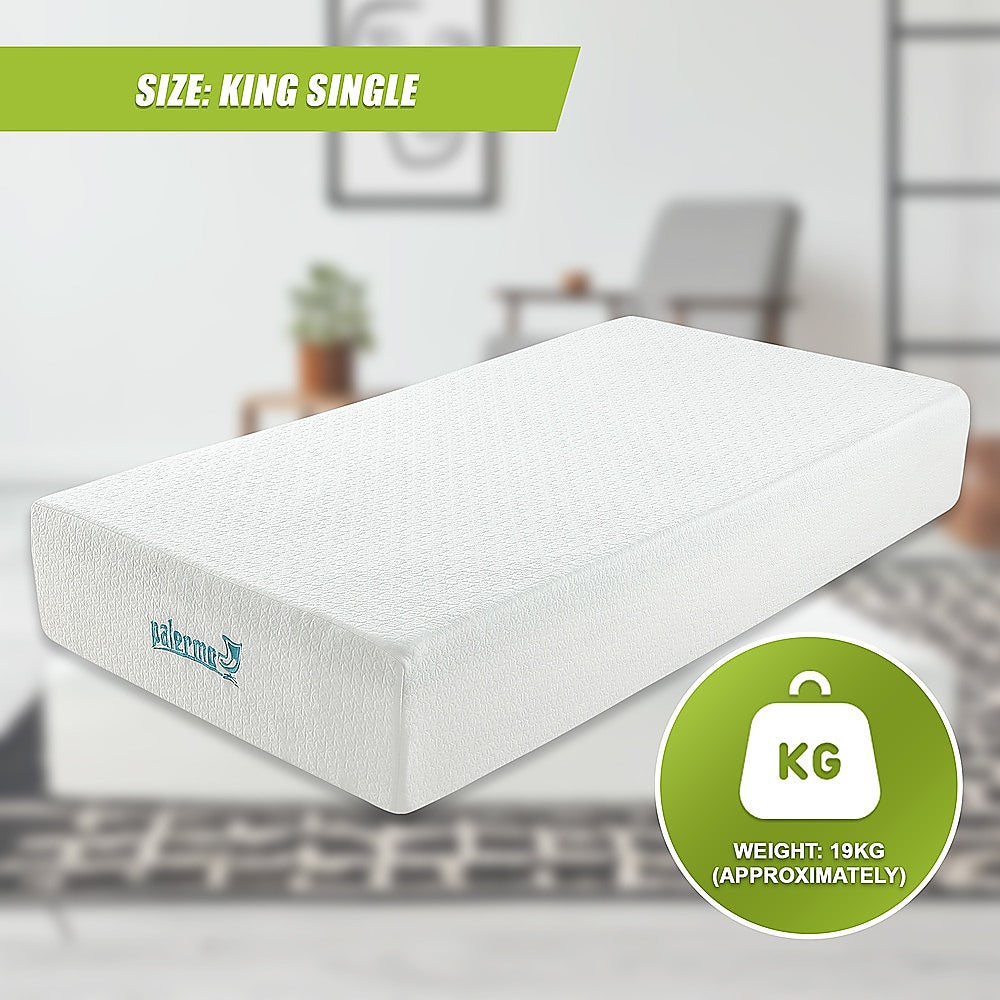 King Single 30cm Green Tea Memory Foam Mattress – Cooling Comfort with CertiPUR-US® Certified Foam