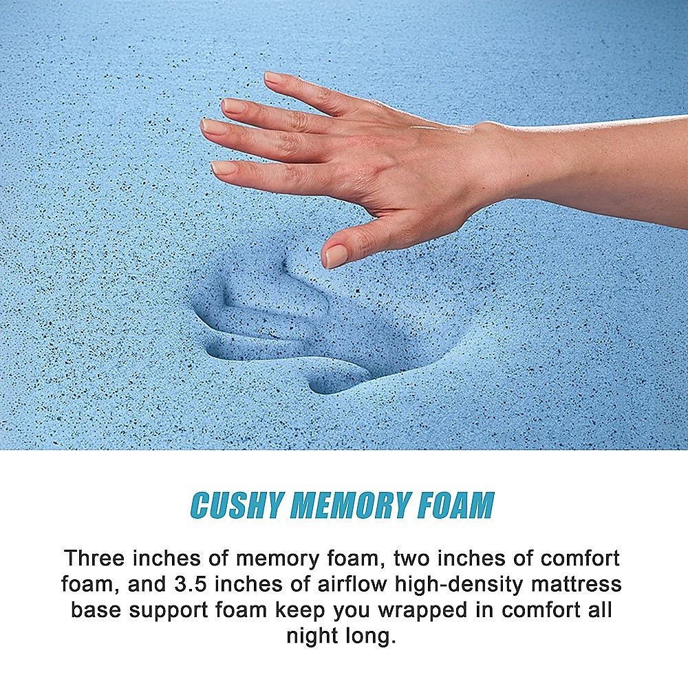 Single 30cm Green Tea Memory Foam Mattress – Cooling Comfort with CertiPUR-US® Certified Foam