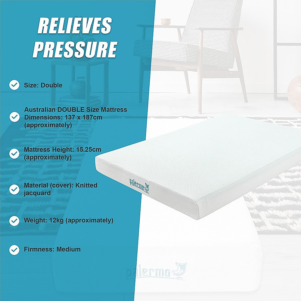 Double Green Tea Memory Foam Mattress – Cooling Comfort with CertiPUR-US® Certified Foam