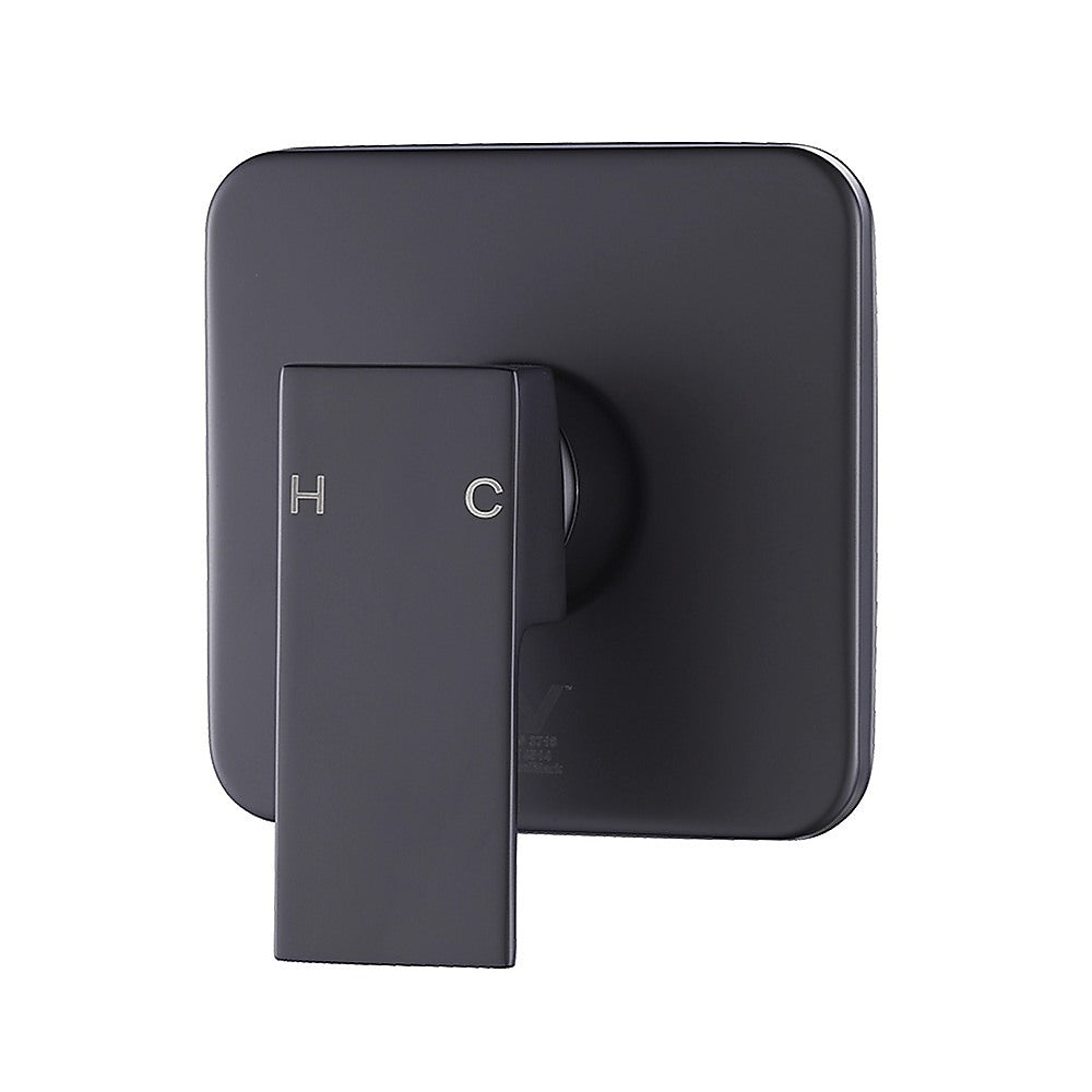 Shower Bath Mixer Tap Bathroom WATERMARK Approved - Electroplated Matte Black