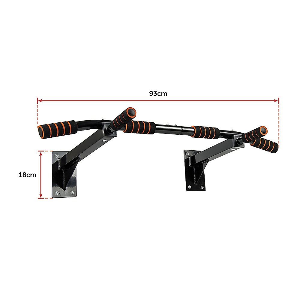 Heavy Duty Pull Up Bar Home Gym Chin Up Bar for Wall or Ceiling Mount