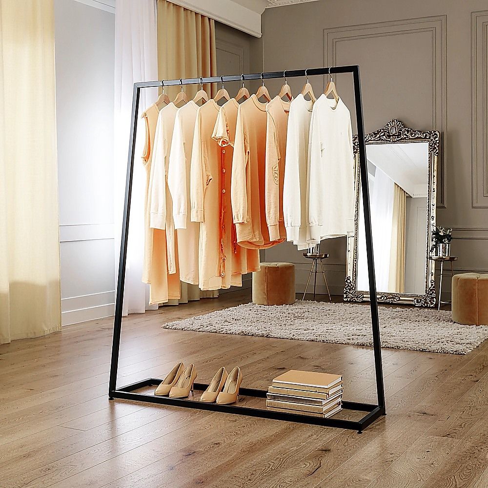 Commercial Clothing Garment Rack Retail Shop Black
