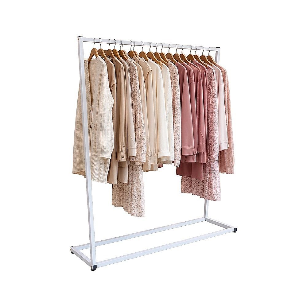 Commercial Clothing Garment Rack Retail Shop White