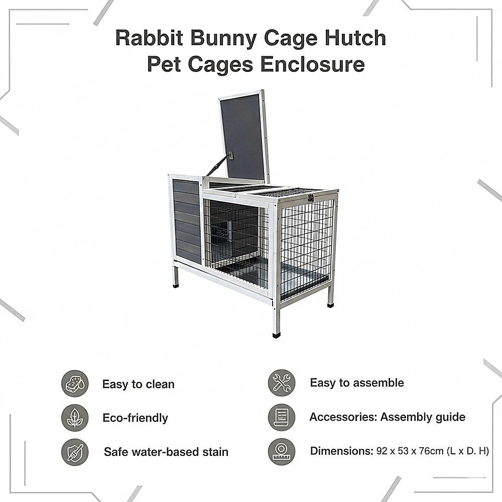 Rabbit Bunny Cage Hutch Pet Cages Enclosure
