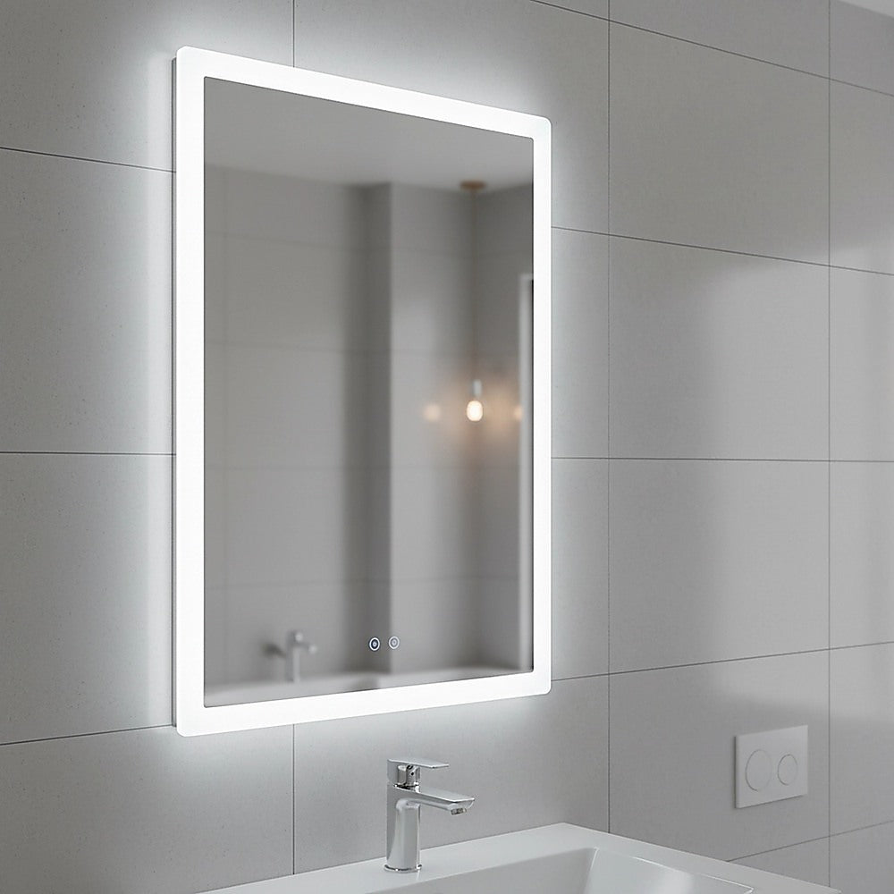 Smart Mirror Bathroom Vanity LED Lighted Wall Mirror 800x600mm