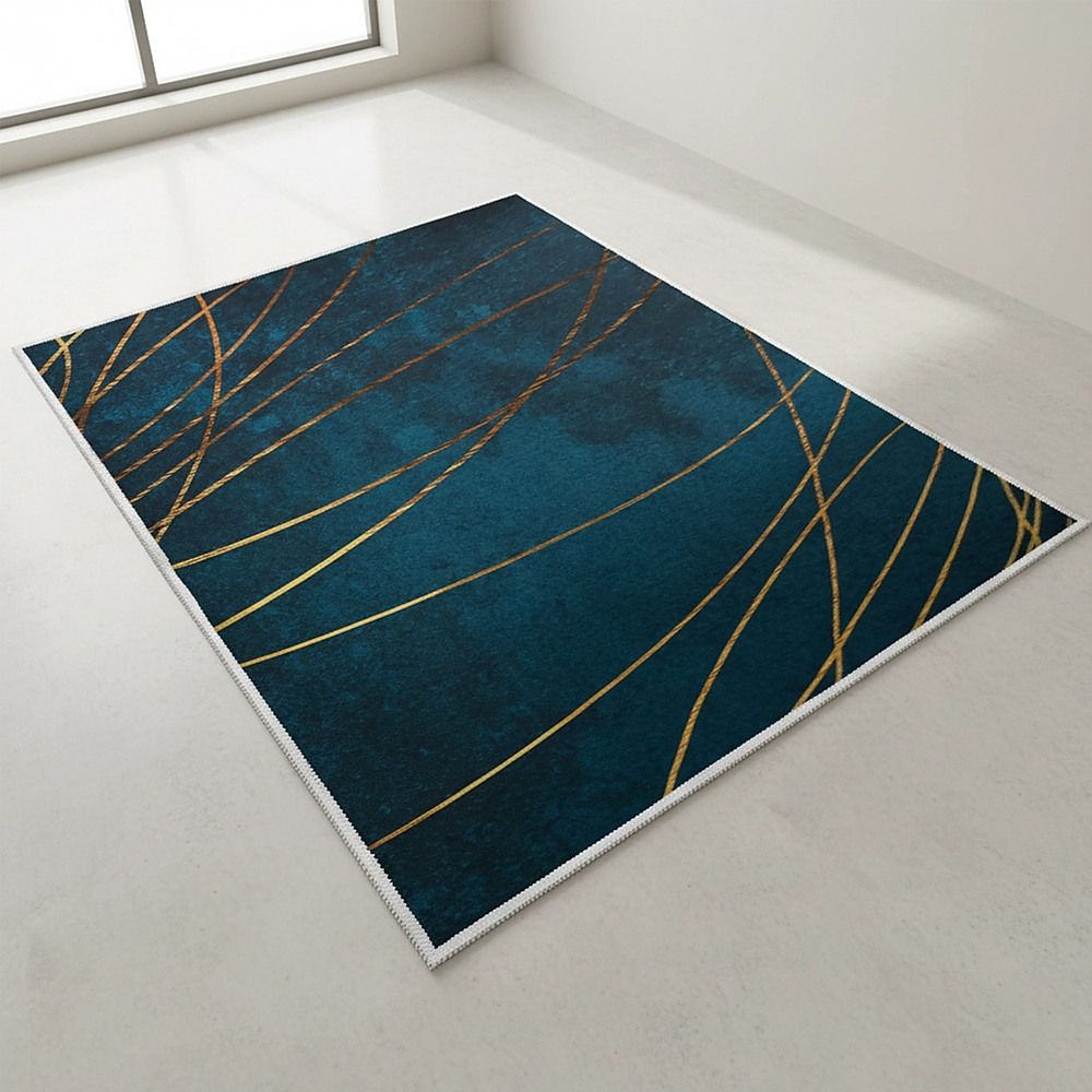 Large Floor Rug – 200x300cm Blue Rug (Teal Style)