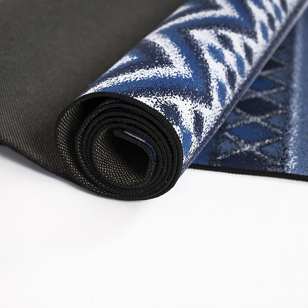 200x300cm Large Floor Blue Ethnic Rug – Modern Area Carpet for Bedroom & Lounge