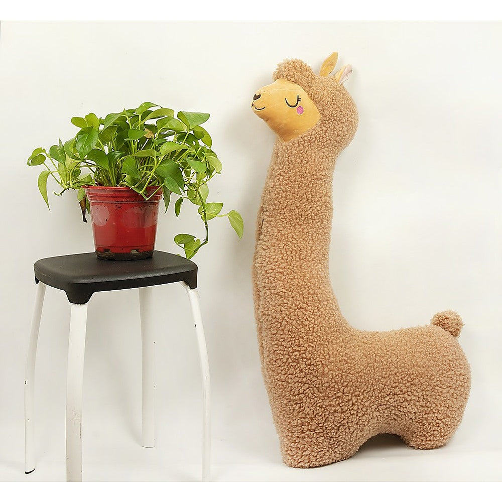 100cm Giant Alpaca Llama Plush Toy – Soft Stuffed Pillow for Kids & Gifts