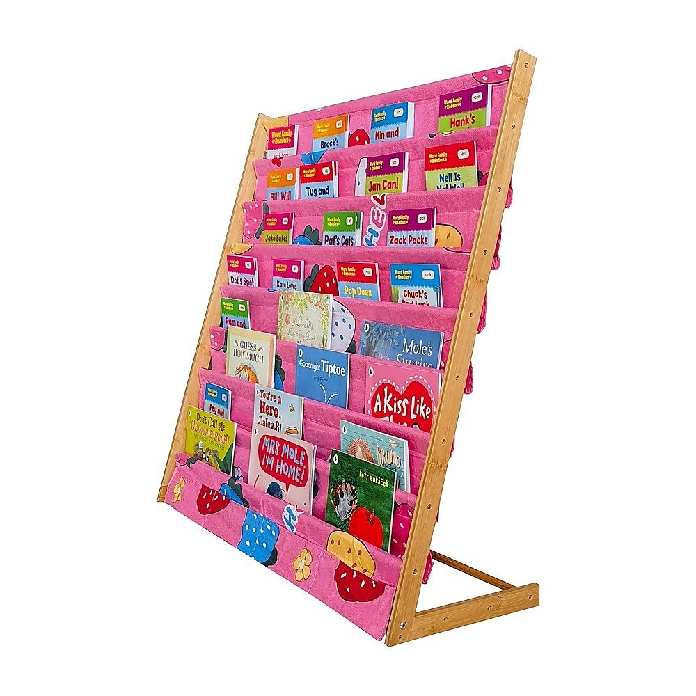 Kids Bookshelf Book Display Organiser 8 Tier Children's Bookcase Magazine Rack Storage Shelf