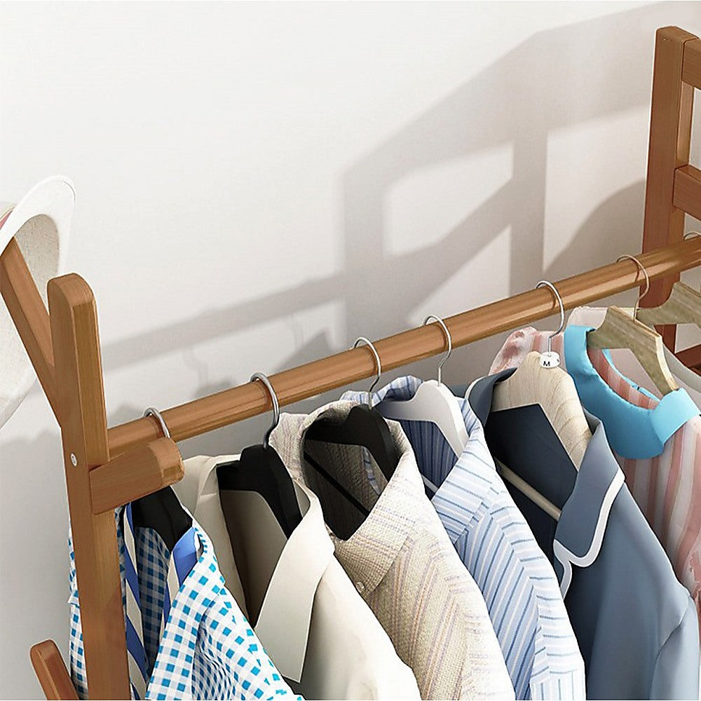165x70cm Clothes Rack Stand Storage Shelves Modern Coat Tree