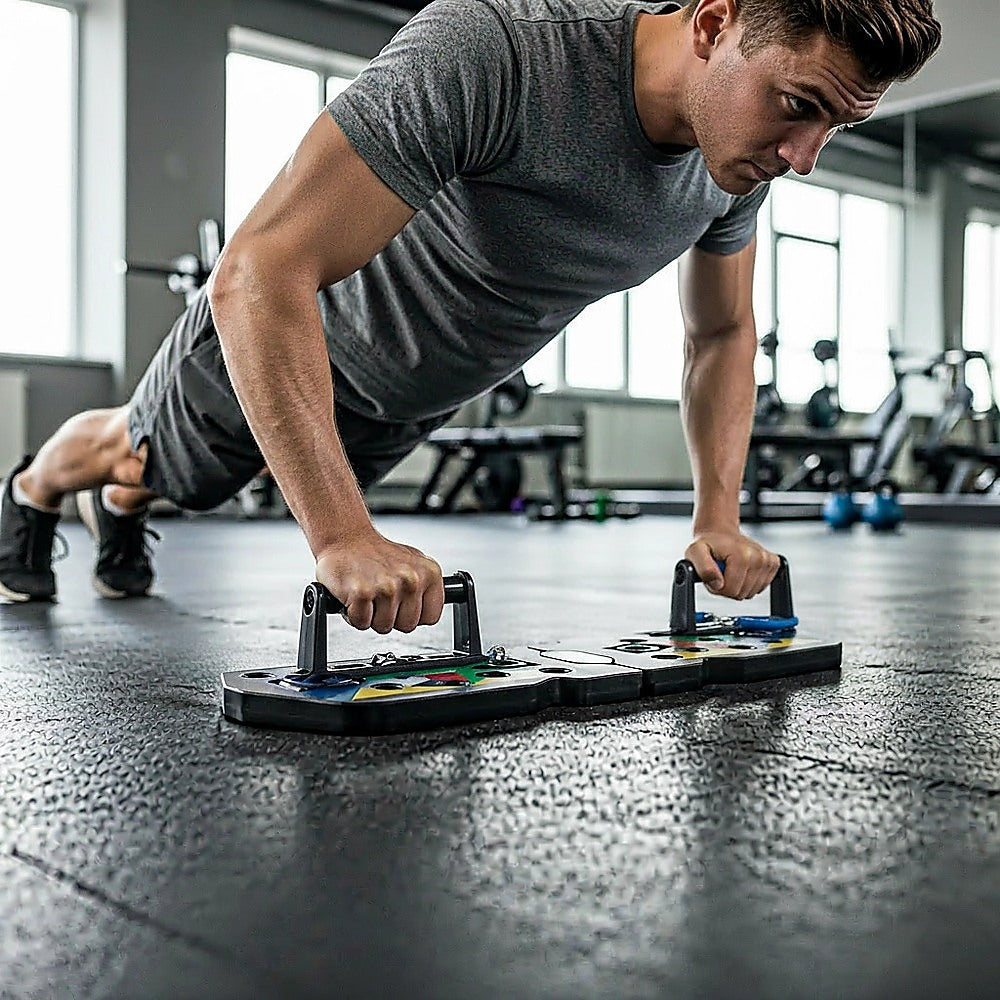 Push Up Board Rack System 13-in-1 Body Building Exercise Workout Tools