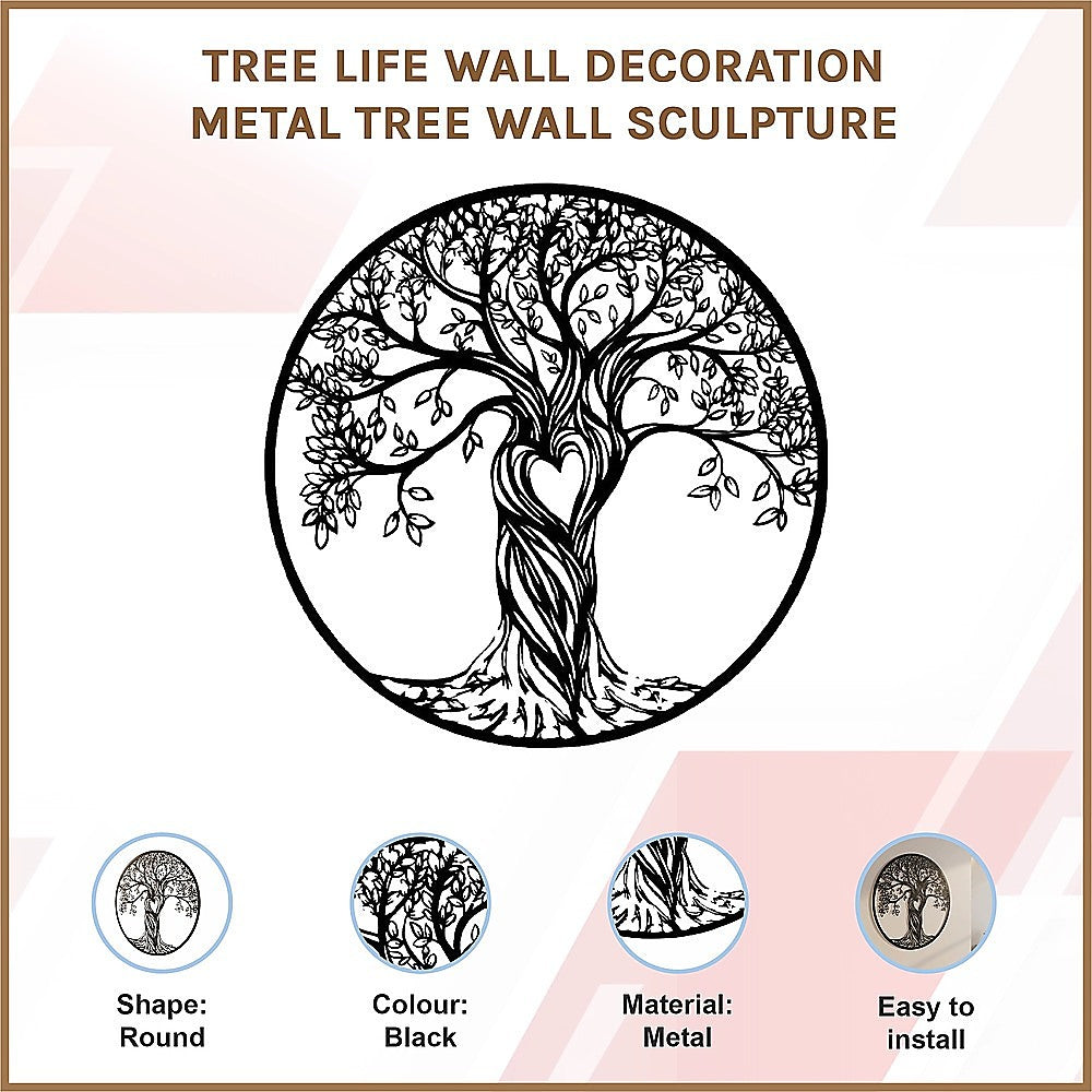 Tree Life Wall Decoration Metal Tree Wall Sculpture