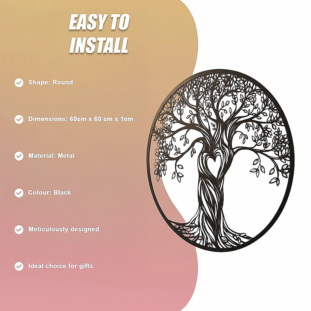 Tree Life Wall Decoration Metal Tree Wall Sculpture