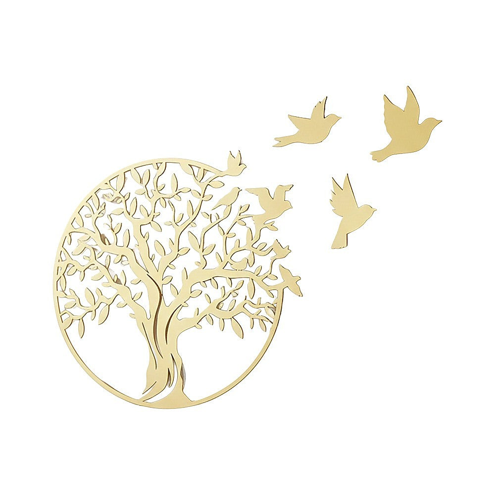 Metal Tree of Life Wall Art 7 Flying Birds Wall Sculpture