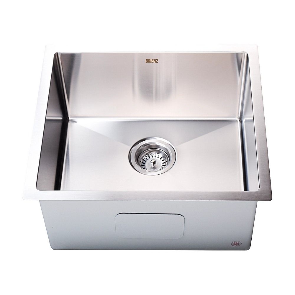 510x450mm Handmade 1.5mm 16 Gauge Stainless Steel Kitchen Laundry Sink with Waste