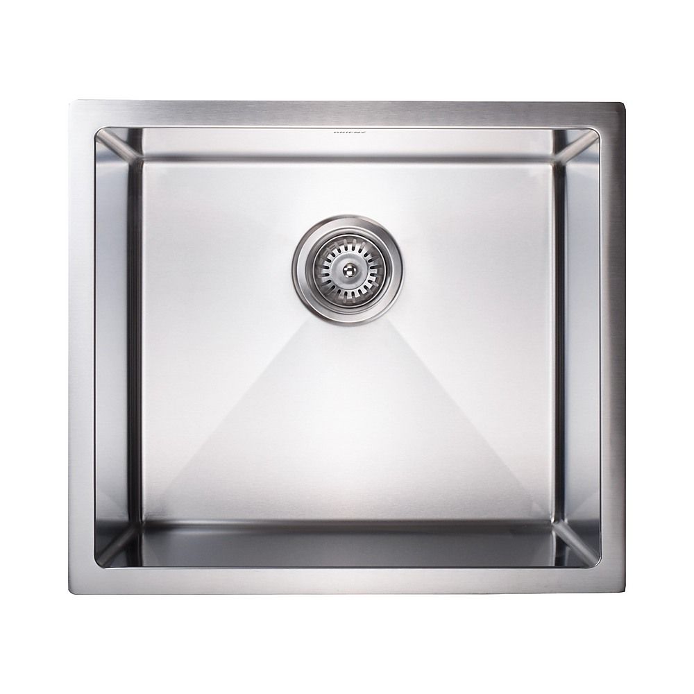 510x450mm Handmade 1.5mm 16 Gauge Stainless Steel Kitchen Laundry Sink with Waste