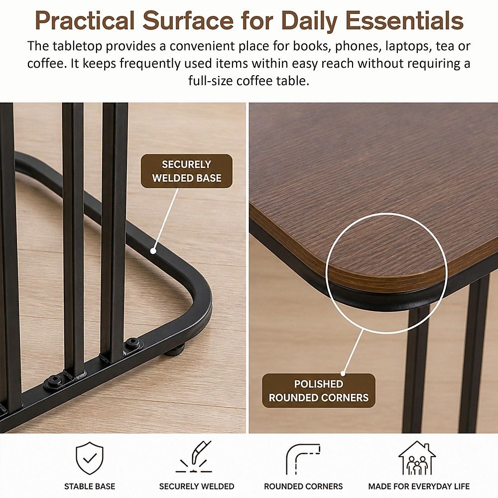 Side Table for Living Room End Coffee Table