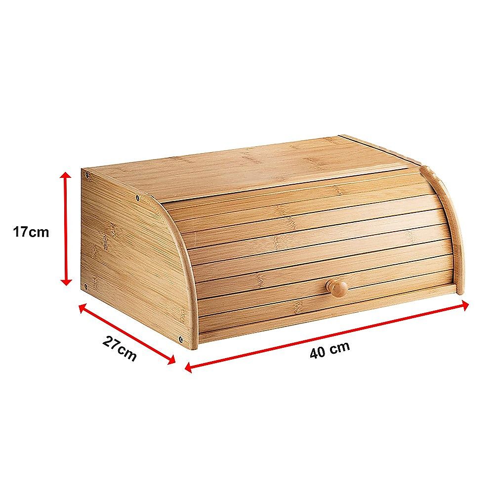 Bamboo Bread Box Kitchen Storage