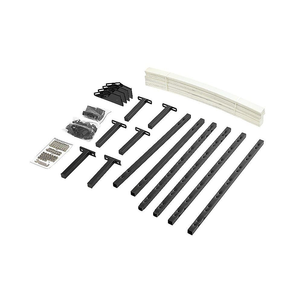 Metal Bed Frame for Single Mattress – Black Powder-Coated Steel Base