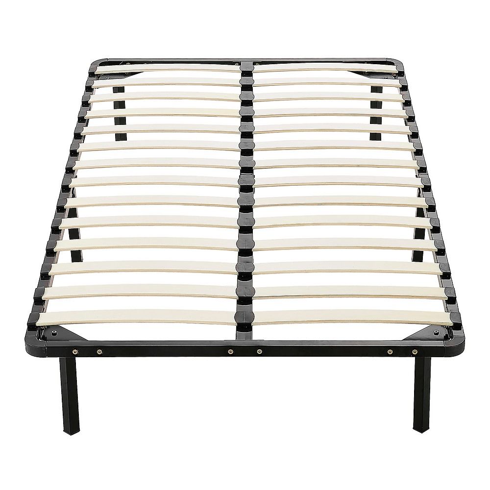 Metal Bed Frame for King Single Mattress – Black Powder-Coated Steel Base