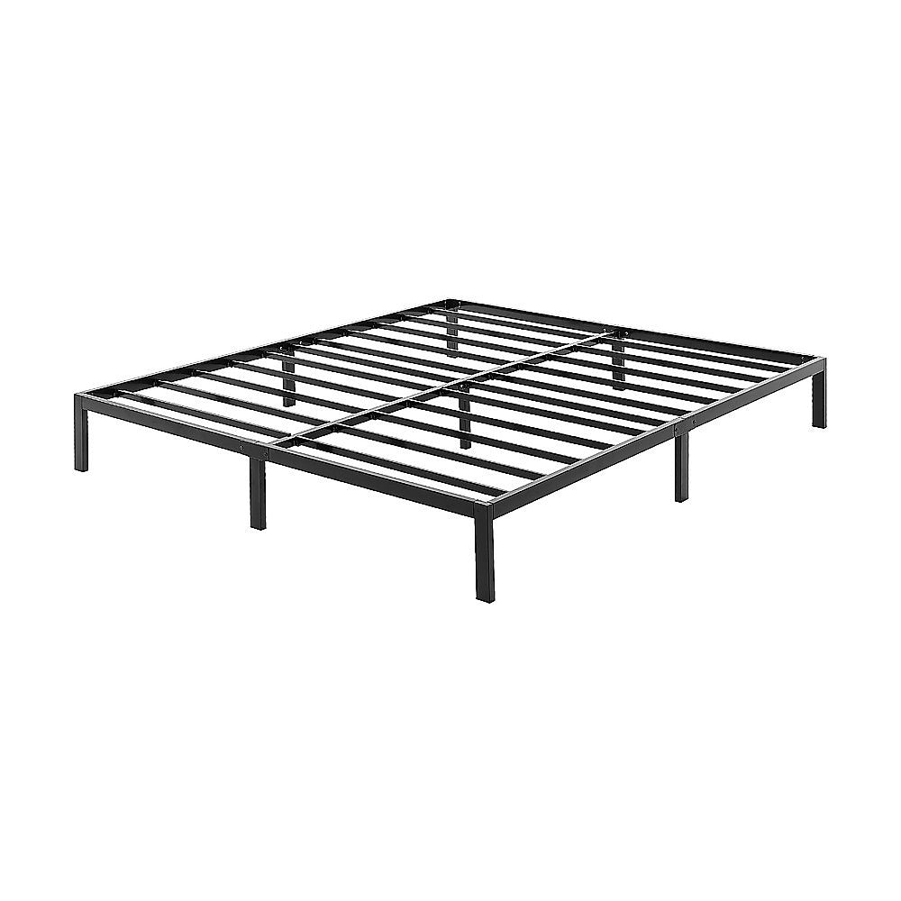 King Full Metal Bed Frame Base – Sturdy Steel Bed Base for Australian Mattress