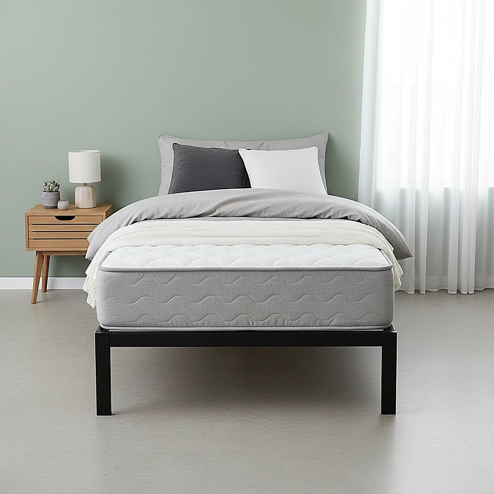 Single Full Metal Bed Frame Base – Sturdy Steel Bed Base for Australian Mattress