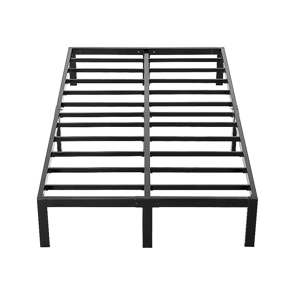 King Single Full Metal Bed Frame Base – Sturdy Steel Bed Base for Australian Mattress