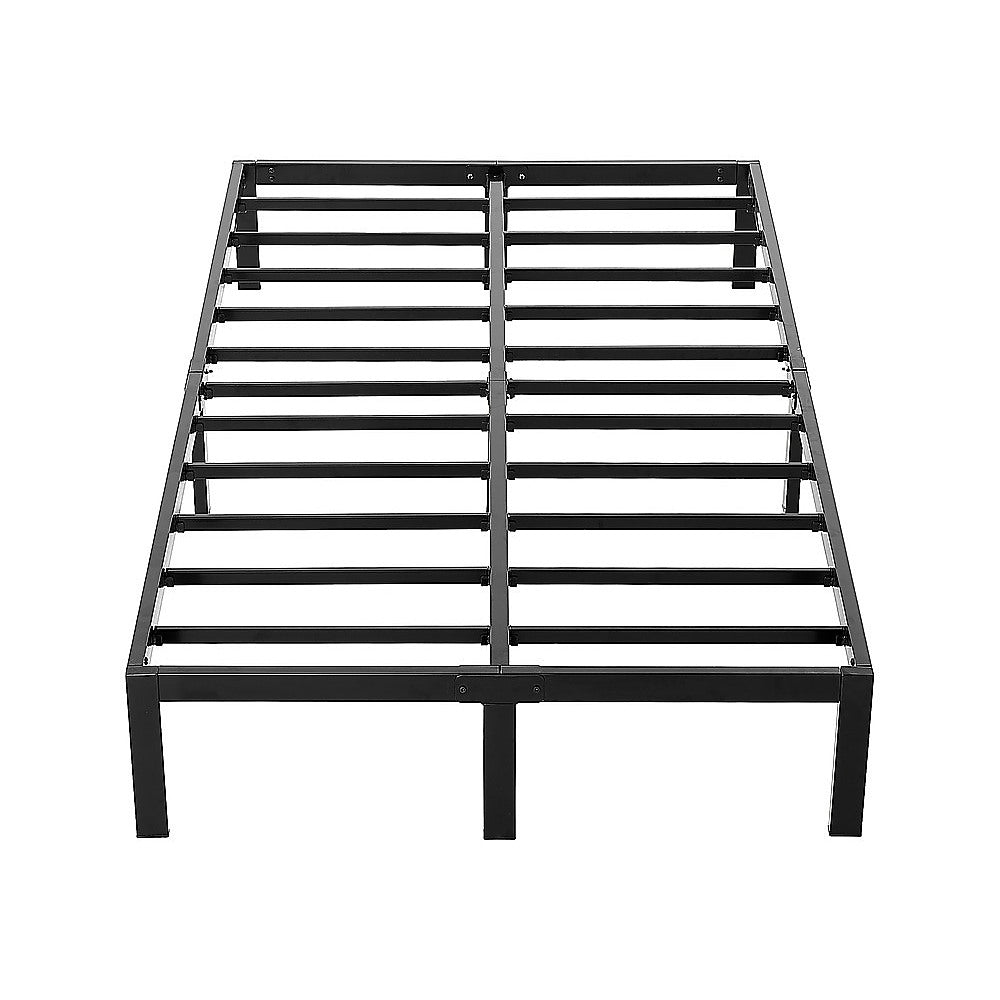 King Single Full Metal Bed Frame Base – Sturdy Steel Bed Base for Australian Mattress