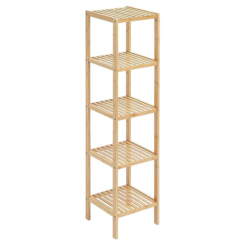 5 Tier Bookshelf Storage Bookcase Shelving Unit for Home Office