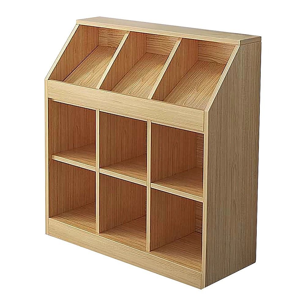 Slanted Top Bookcase Bookshelf Classroom Storage Cabinet