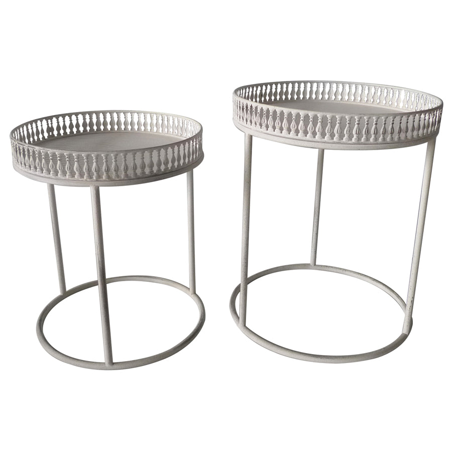 Set 2 Nested Martinique Side Tables 47cm