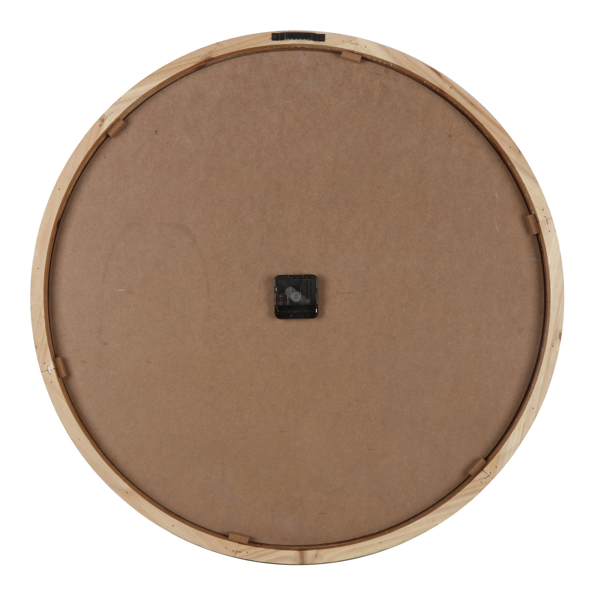 Distressed Grid Wall Clock 68x68cm