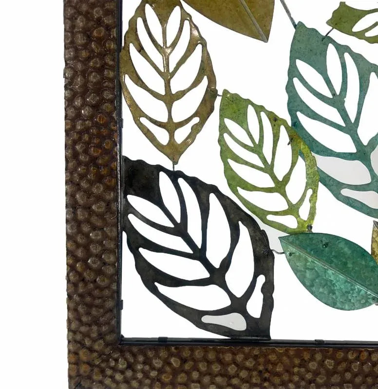 Xlarge Leaves Metal Wall Art 152x102cm