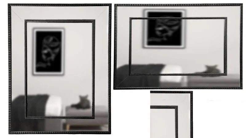 Luke Traditional Mirror Black