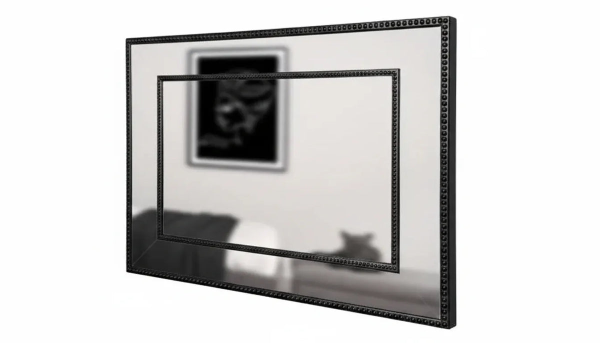 Luke Traditional Mirror Black