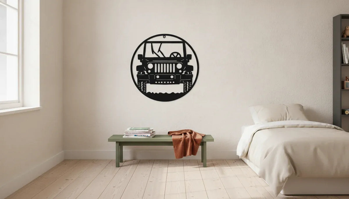 Round 4Wd Wall Art 60cm